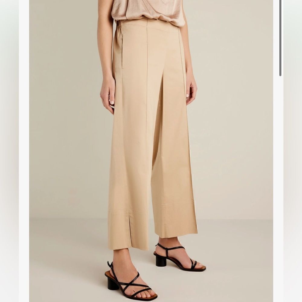 SUMMUM Cotton Stretch Trouser Pants Khaki Beige US XL NEW